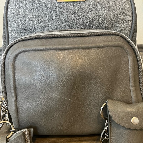 Itzy Ritzy Grayson Boss Mini Backpack with Accessories - Picture 9 of 9